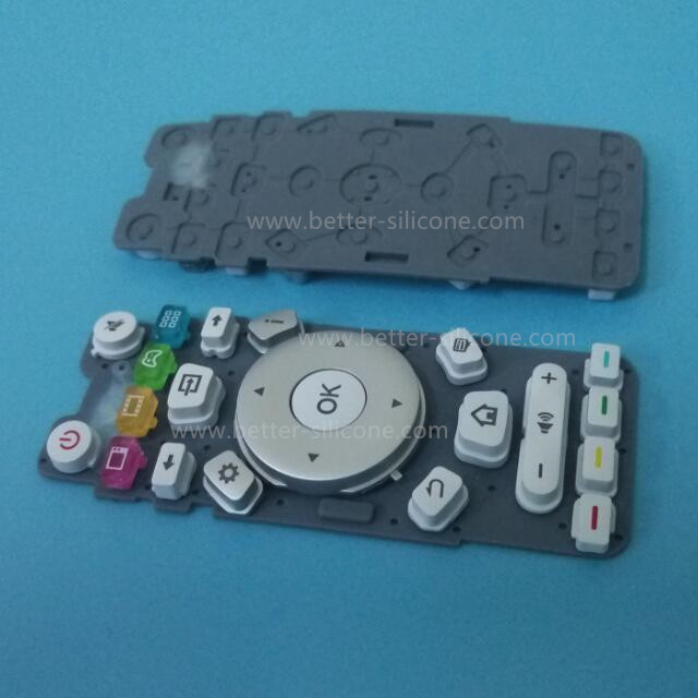 Plastic Rubber Keyboard with Key Cover Cap