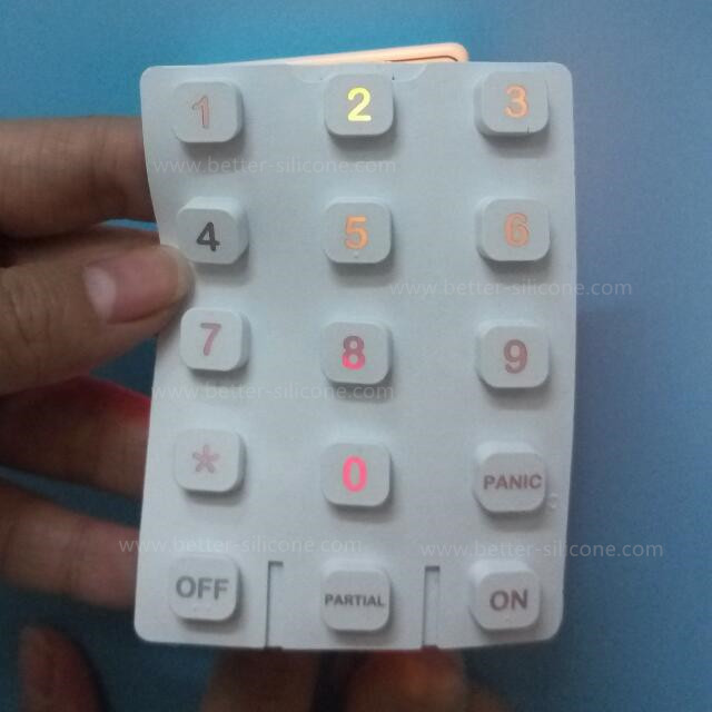 Rubber Backlight Keypad Rubber Backlight Keypad