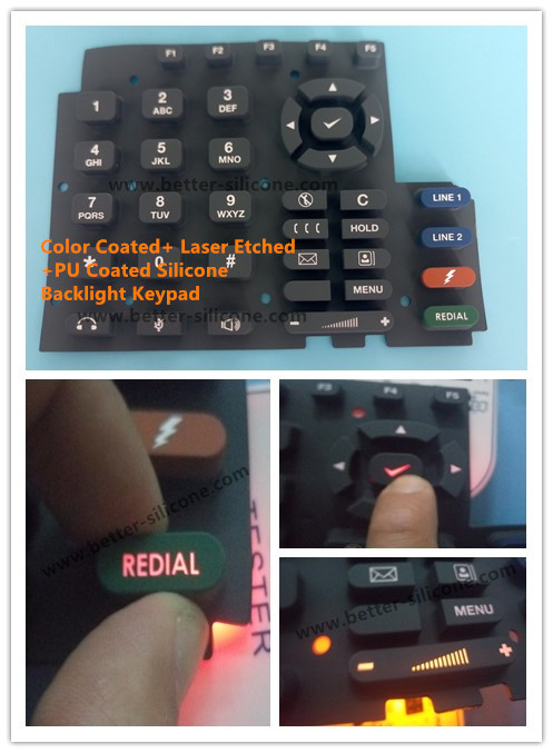 Backlight Silicone Rubber Keypad