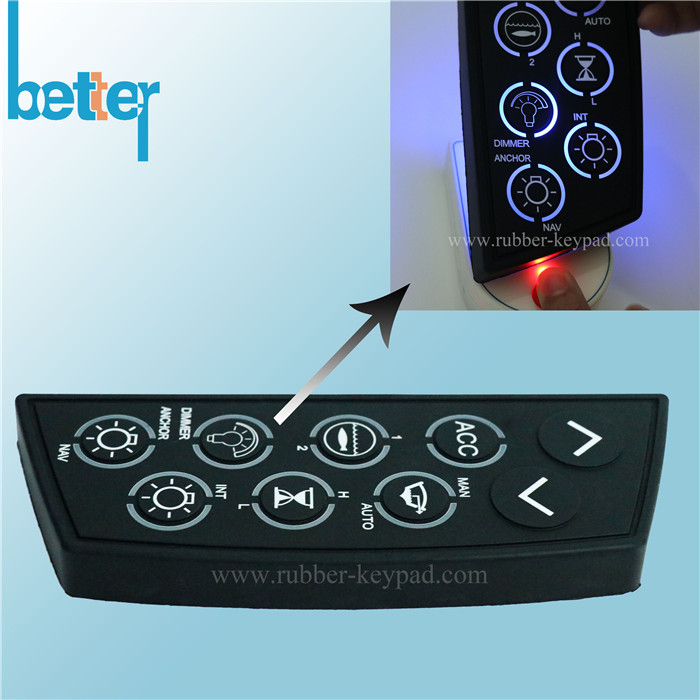 Laser Etching Silicone Rubber Switch Button