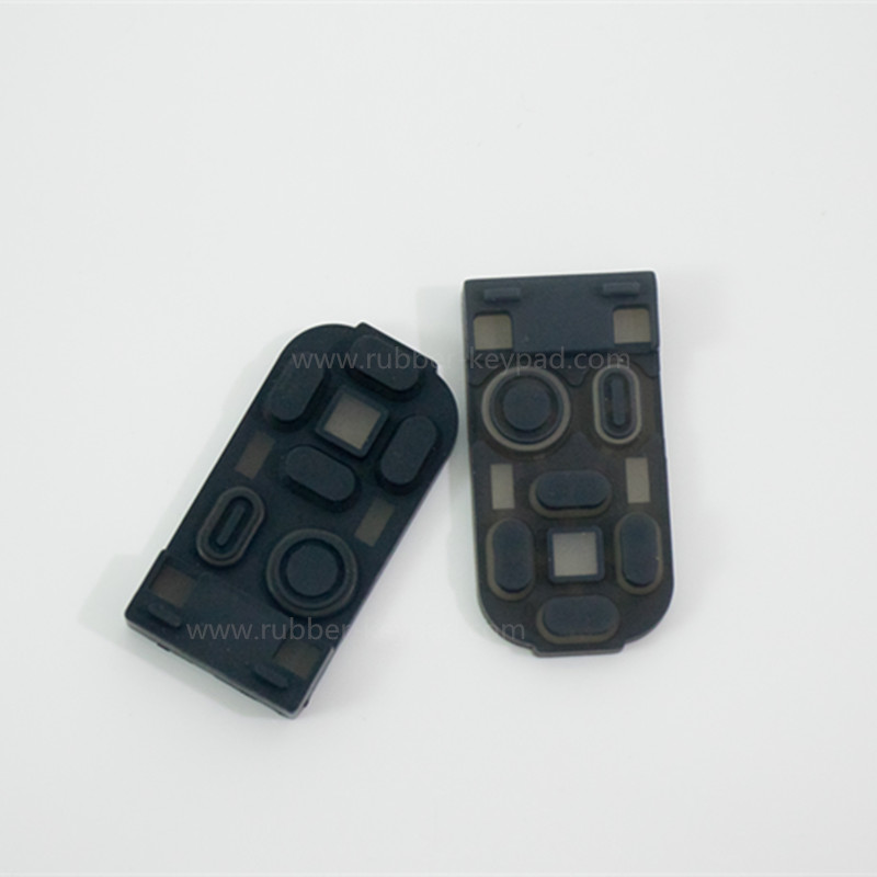 Silicone Rubber Keypad with Gold Pills