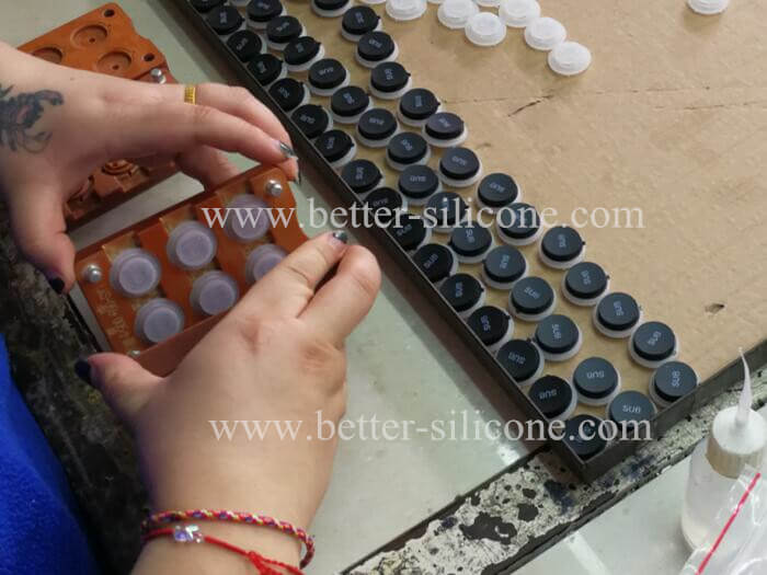 Silicone Keypad Plastic Keycap