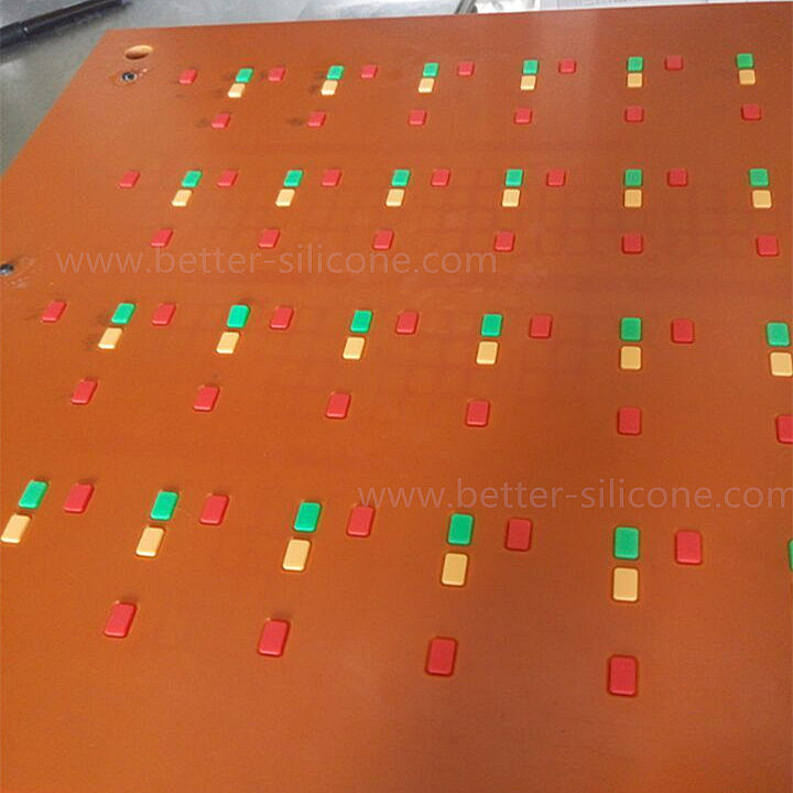 dual durometer button