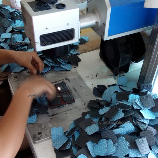 Silicone Laser Etched Keypad