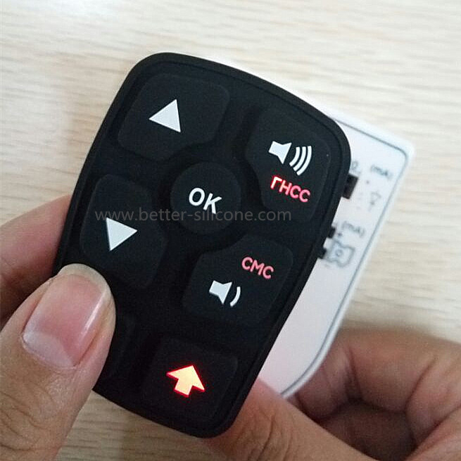 Designed Laser Etched Silicone Rubber Keypad with High Quality