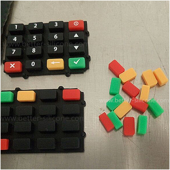 Double Color Silicone Keypad