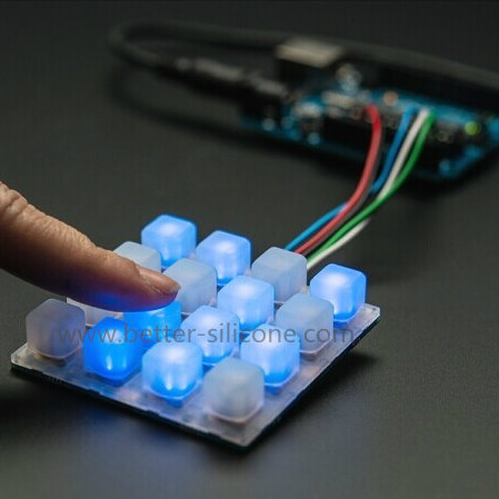 LED Music 4X4 Translucent Silicone Keypad
