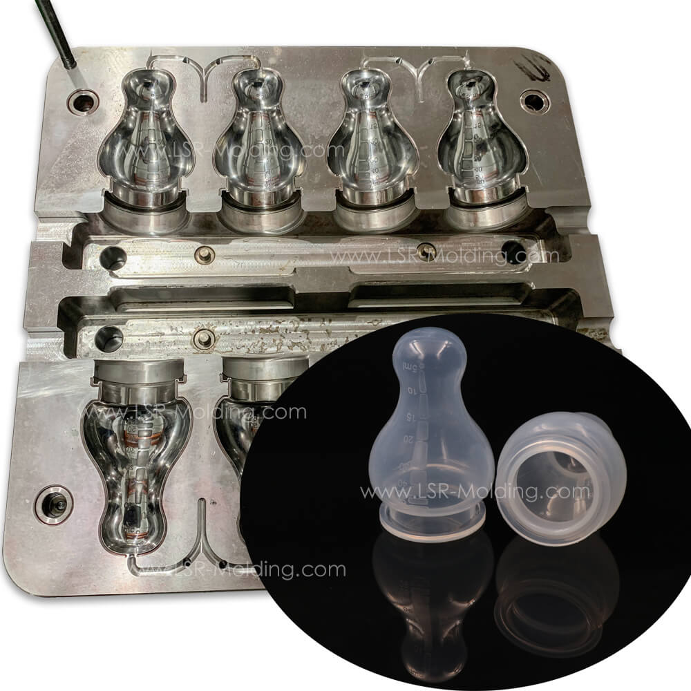 LSR Injection Molding for Silicone Baby Bottles