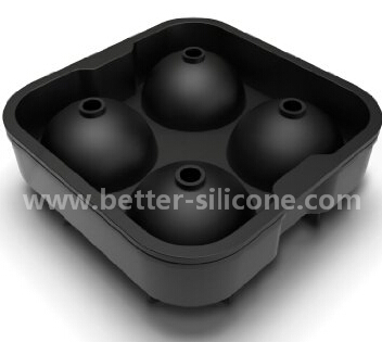 Customied 4 in Square Cocktail Silicon Rubber Ice Ball