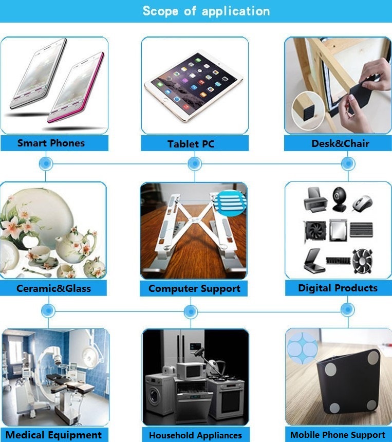 Self Adhesive Silicone Rubber Feet Pads