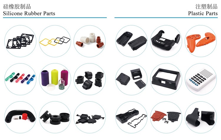silicone rubber and plastic products