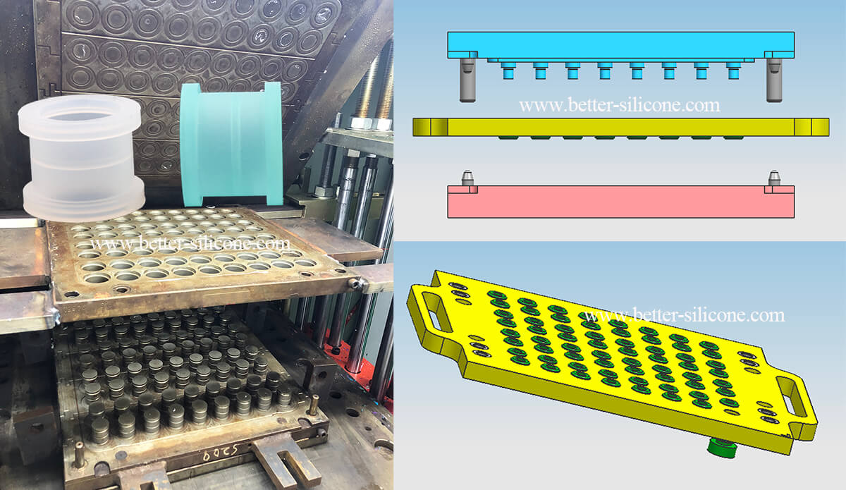 Silicone Compression Molding for Bush