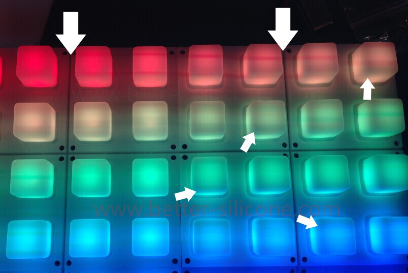 Translucent Silicon Backlit Keypad