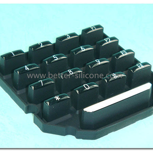 OEM Custom Plastic Rubber P+R Keypad