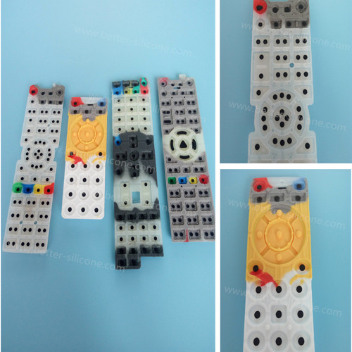 Universal Remote Control Silicone Keypress Rubber Push Buttons