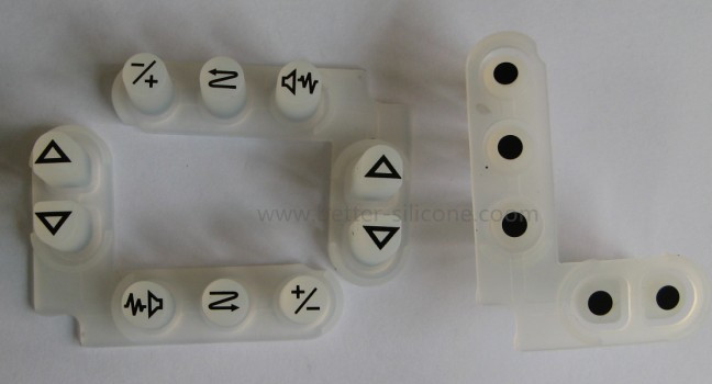 Custom Silkscreen Printing Silicone Rubber Keyboard