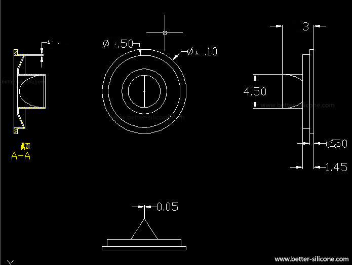 one way rubber valve