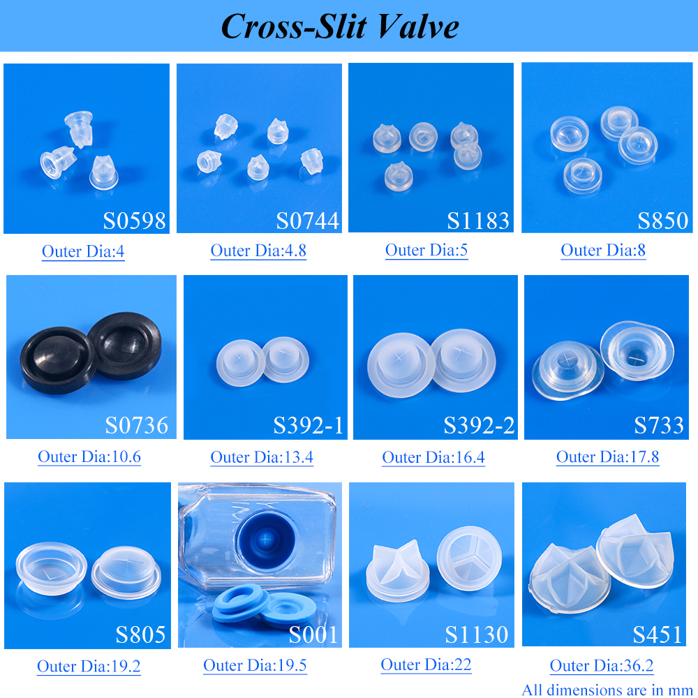 Silicone Slit Valve