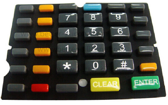 functional rubber keypad