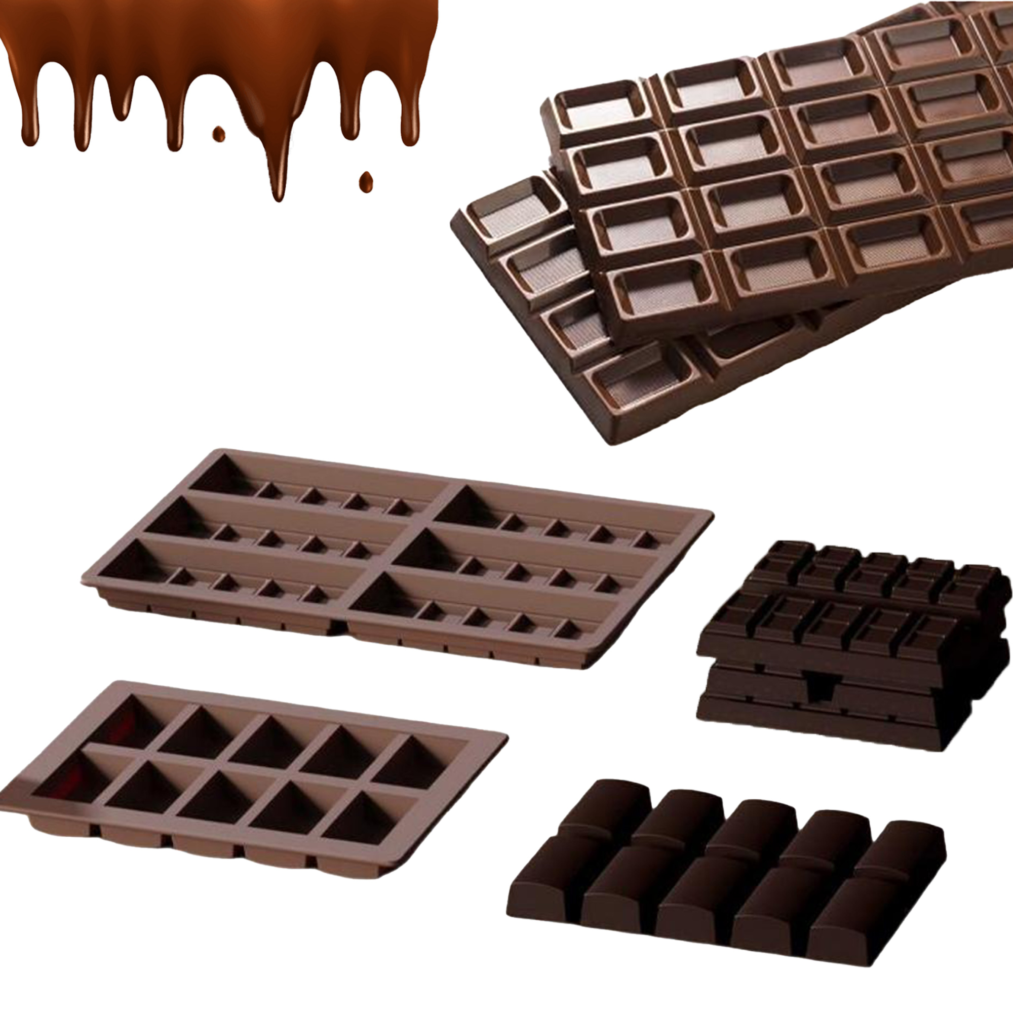 Square Chocolate Silicone Mold