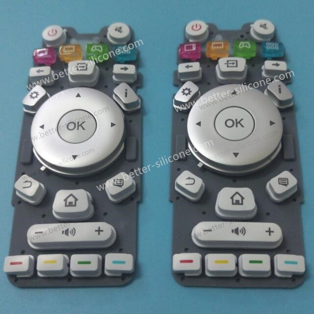 Plastic Silicone Keypad for Remote Controller
