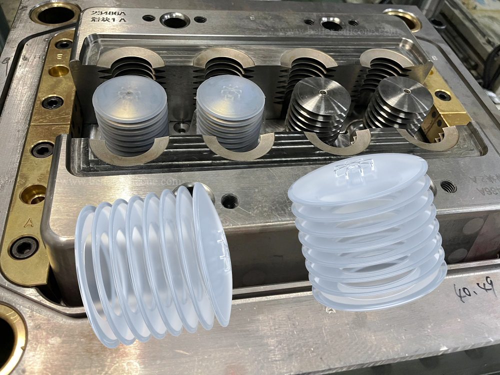 Liquid silicone rubber suction bellow