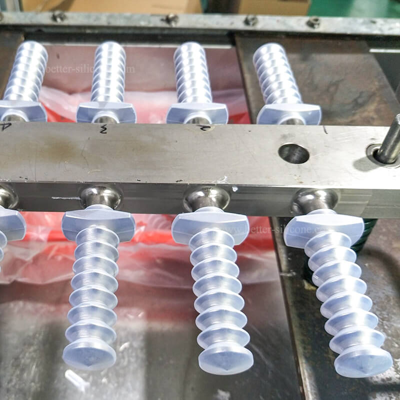 DIY Custom Compression Molding Silicone Sleeve Flexible Bellow for Electronics 