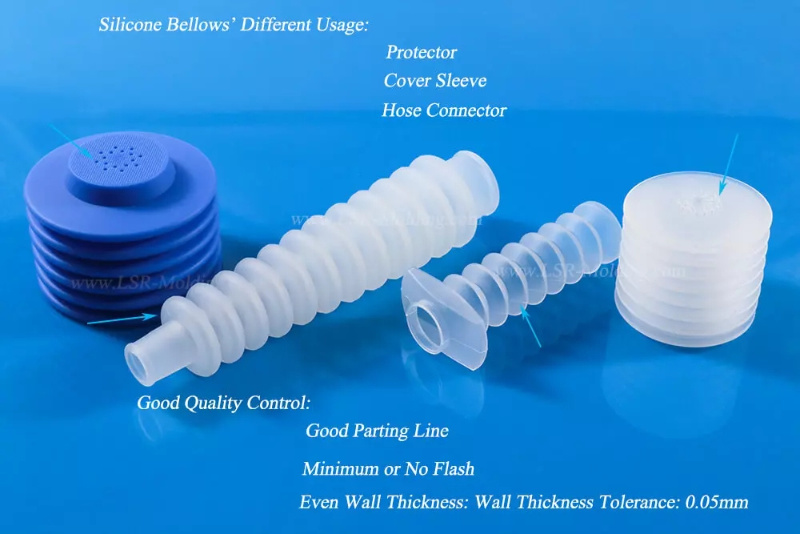 Good Quality Control Silicone Injection Molding Sleeve Medical Soft Silicone Cover