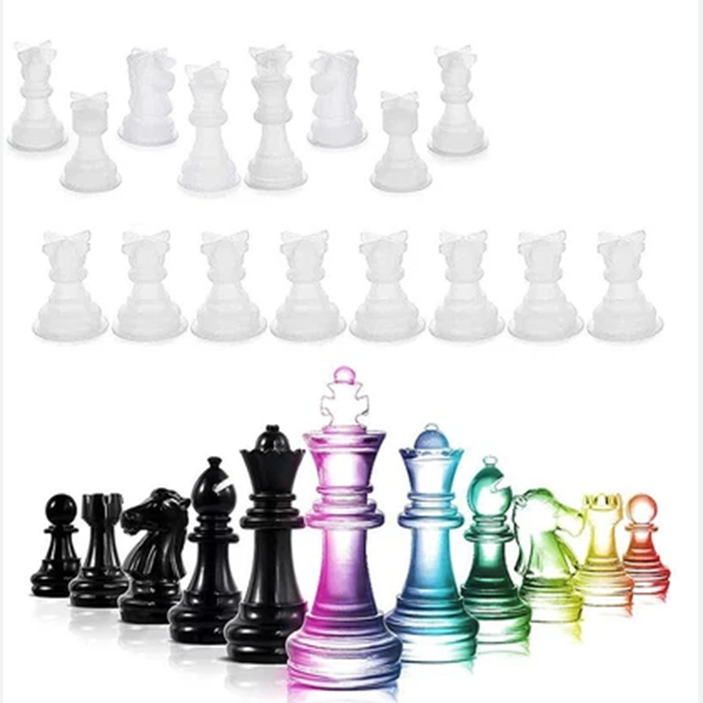 Resin Chess Silicone Mold