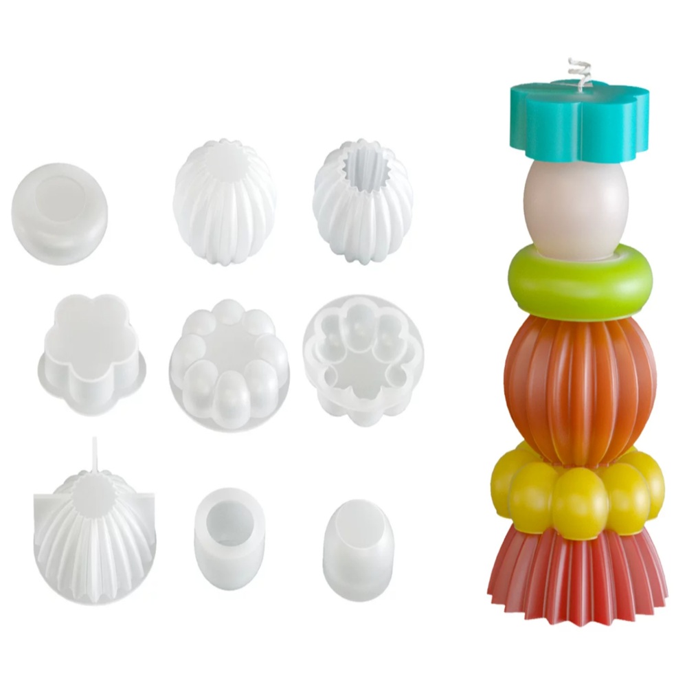 Flower Candle Silicone Mold
