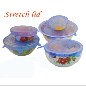 Food Standard Spill Stopper Silicone Food Lids