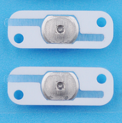 oval or rectangle metal domes keyboards