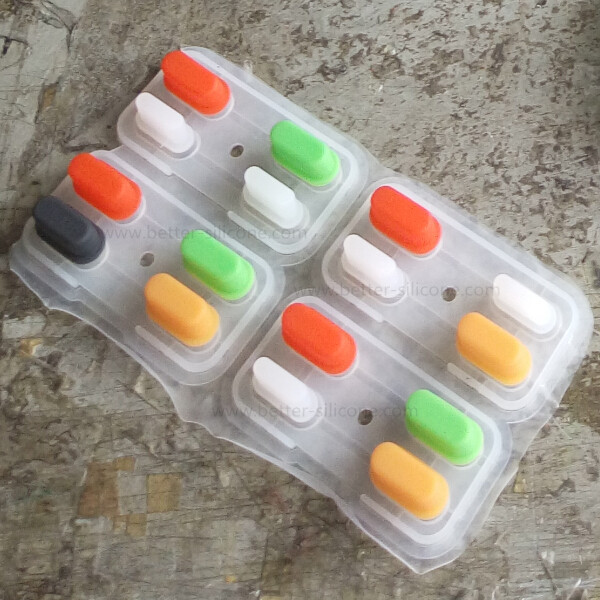 Rubber Double Color Keyboard