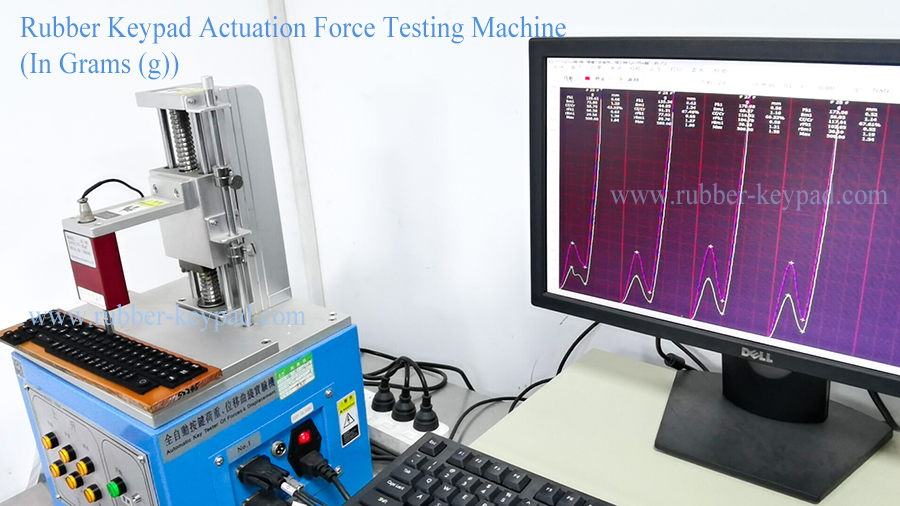 Silicone Rubber Keyboard Actuation Force
