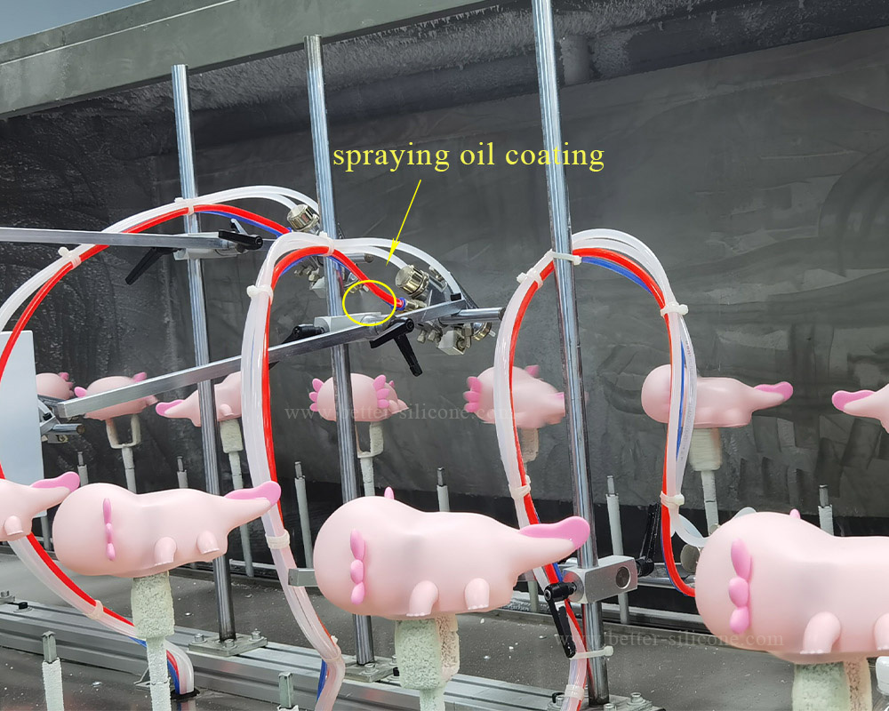 Matte Smooth Oil Coating Protective Coated Axolotl Lamp