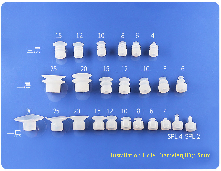 universal bellows vacuum cups