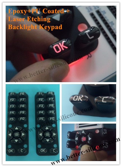 Backlight Silicone Rubber Keypad